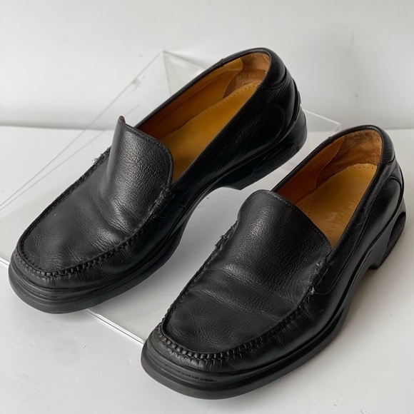Cole Haan Men\'s Black Leather Nike Air Loafer Slip On Dress Shoes, Sz 10.5M main image 8